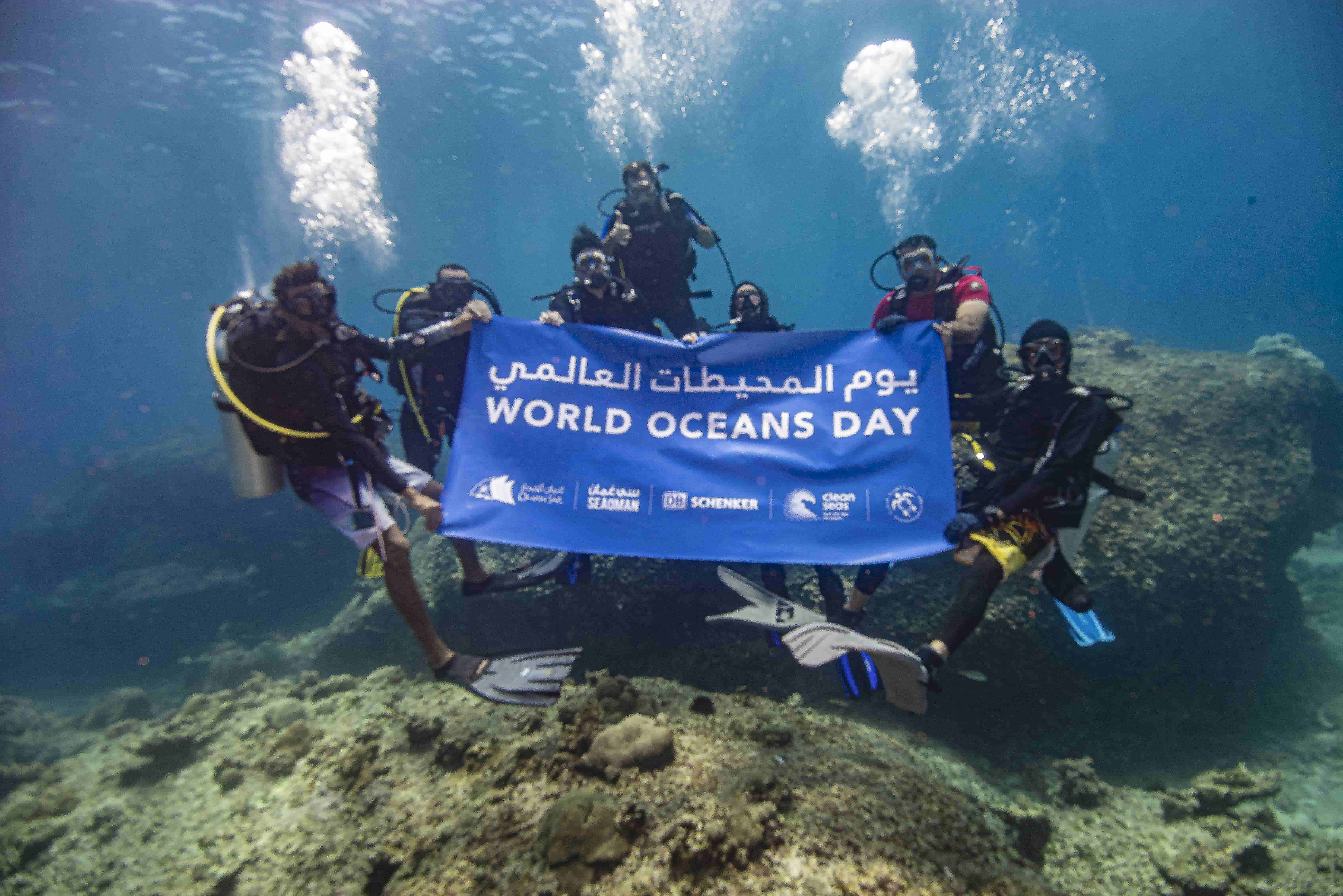 Celebrating World Oceans Day with an underwater clean-up mission